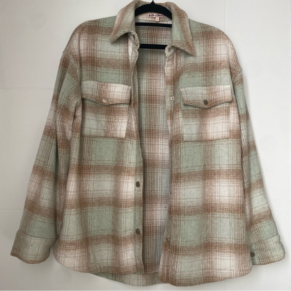 Fleece Shacket / Flannel Jacket - image 3